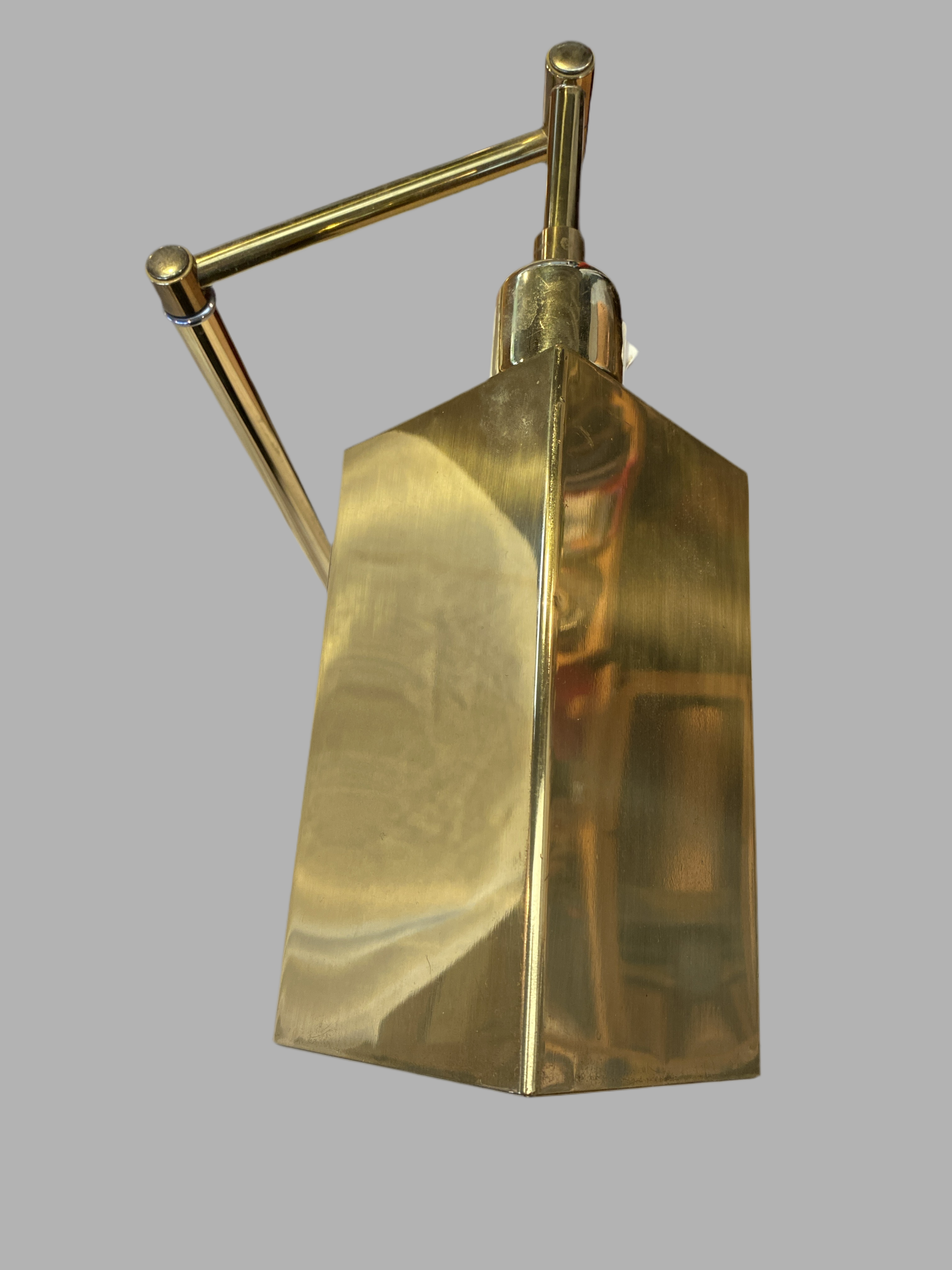 Messing gulv lampe